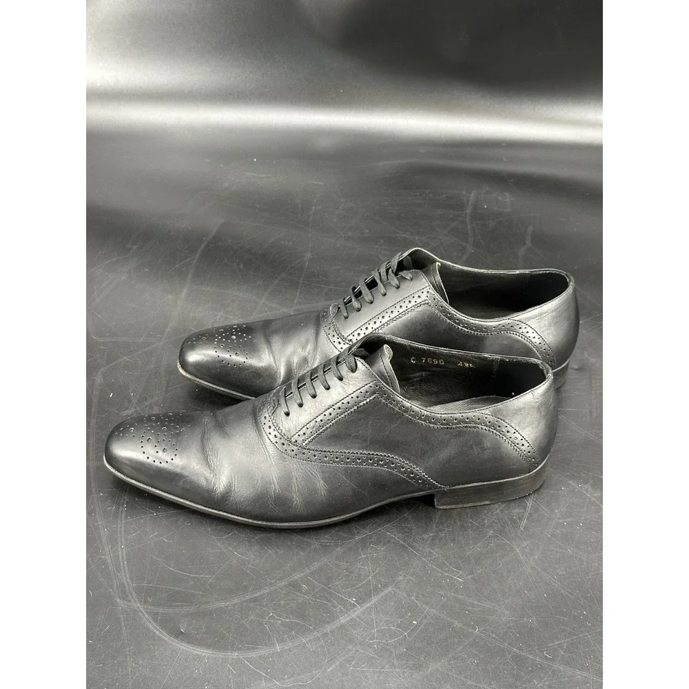 Pal Zileri Whole Cut Oxfords Brown Men's‎ Size 43.5 Black